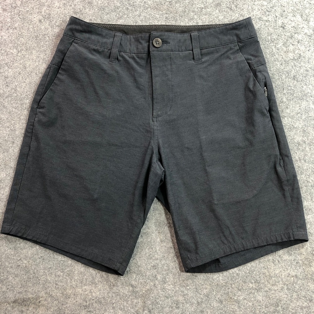 Vuori Mens Aim Short 28 Dark Grey Performance Stretch Technical Activewear